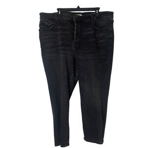 Warp +‎ Weft CDG Paris High Rise Straight Jeans Black size 24